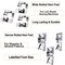 12 Pcs Hemming Foot Kit Narrow Rolled Hem Foot Set Presser Foot Sewing Rolled Hemmer Foot Narrow Sewing Machine Rolled Hem Guide Universal Sewing Clips for Sewing Machine Accessories and Tools